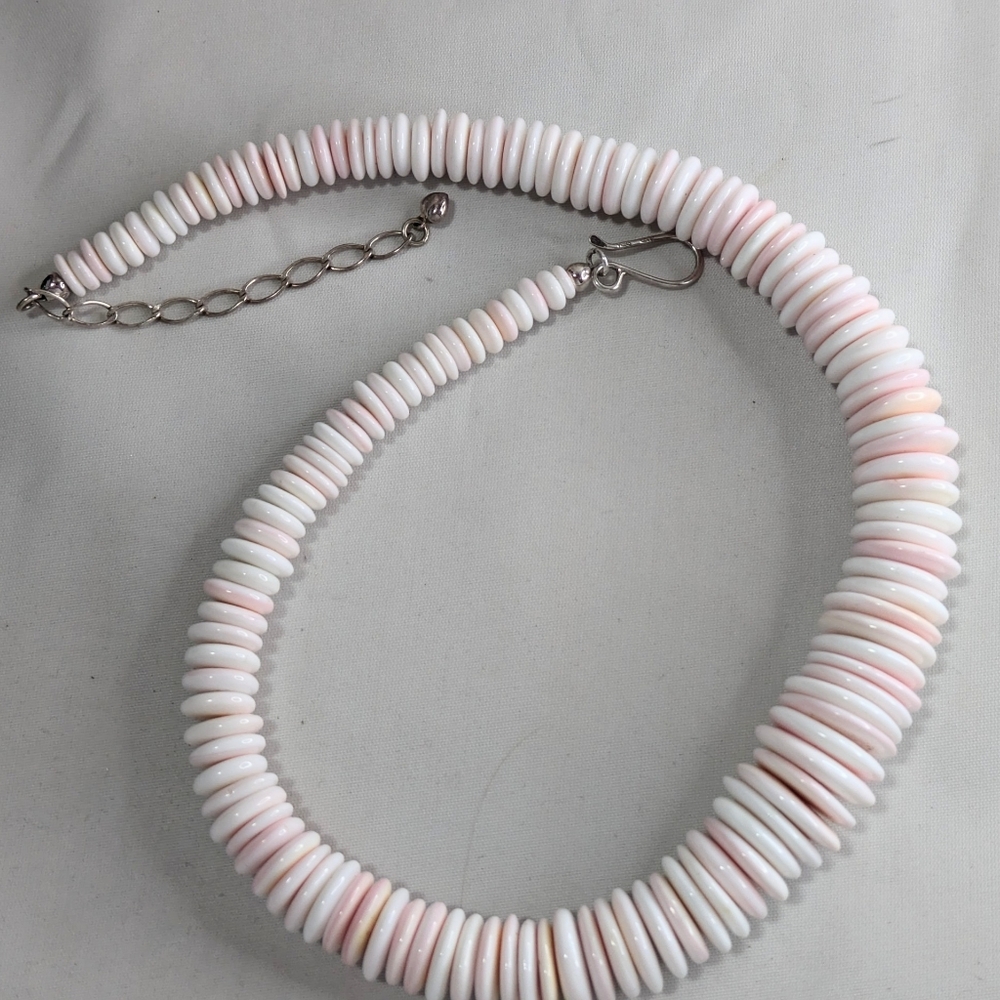 Sterling DTR Heishi Necklace